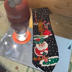 Santa and Rudolph Novelty Tie, made for Hallmark! So cute! EUC!